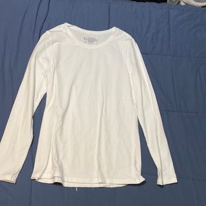 White long sleeve shirt, size medium